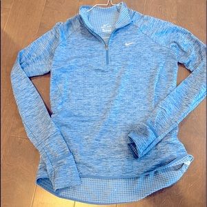 Nike Dri FIT 1/2 zip pullover running top